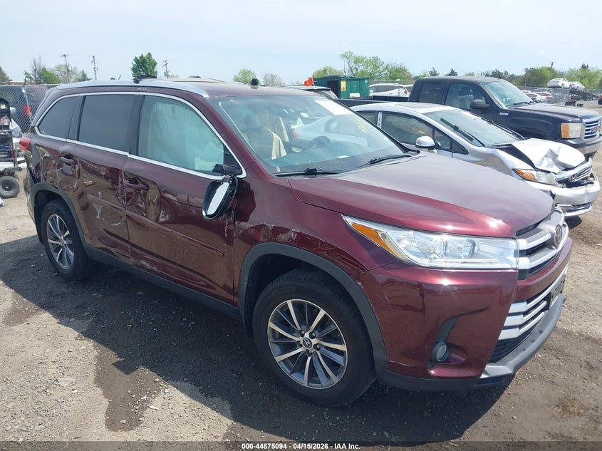 2019 Toyota Highlander Xle VIN: 5TDJZRFH6KS725923 Lot: 44875094