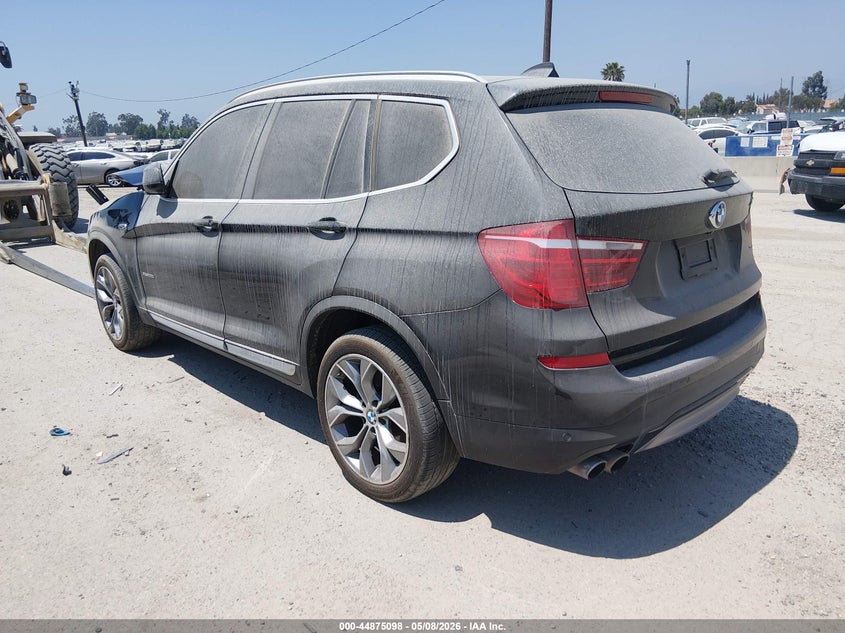 Vin: 5uxwx9c59g0d91176, lot: 45372429, bmw x3 xdrive28i 20163