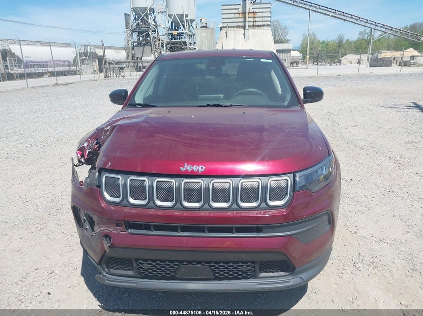 2022 Jeep Compass Sport 4X4 VIN: 3C4NJDAB4NT101661 Lot: 44875106