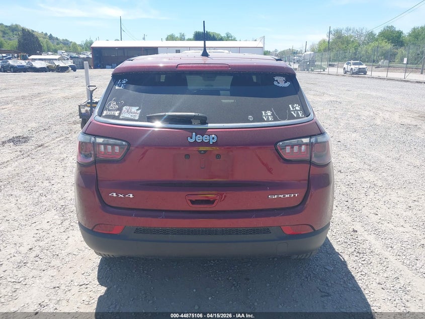 2022 Jeep Compass Sport 4X4 VIN: 3C4NJDAB4NT101661 Lot: 44875106