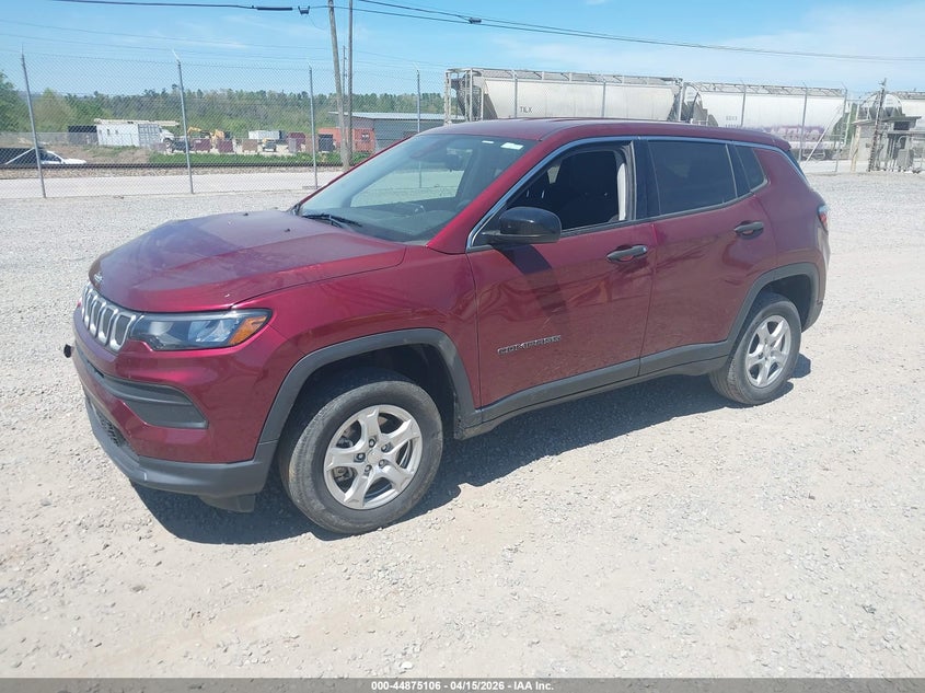 2022 Jeep Compass Sport 4X4 VIN: 3C4NJDAB4NT101661 Lot: 44875106