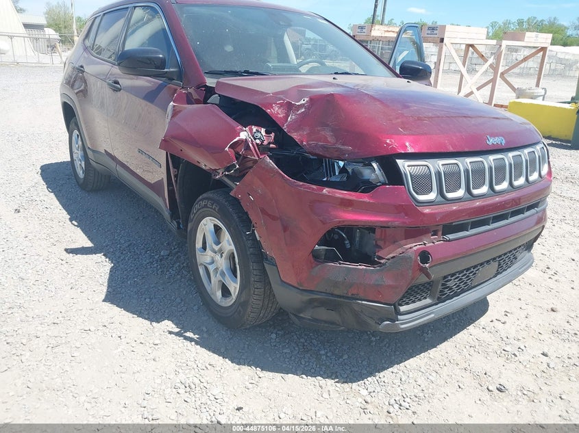 2022 Jeep Compass Sport 4X4 VIN: 3C4NJDAB4NT101661 Lot: 44875106