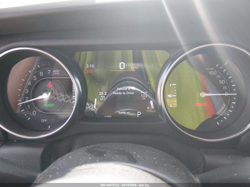 2021 Jeep Wrangler 4Xe Unlimited Sahara 4X4 VIN: 1C4JJXP6XMW716511 Lot: 44875123