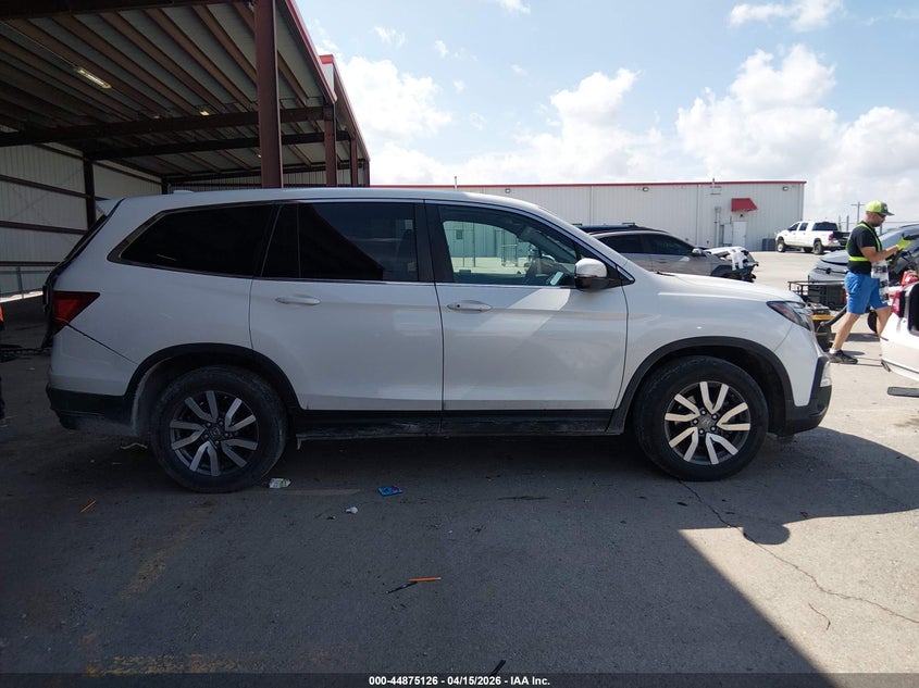 2021 Honda Pilot Awd Ex-L VIN: 5FNYF6H57MB043729 Lot: 44875126