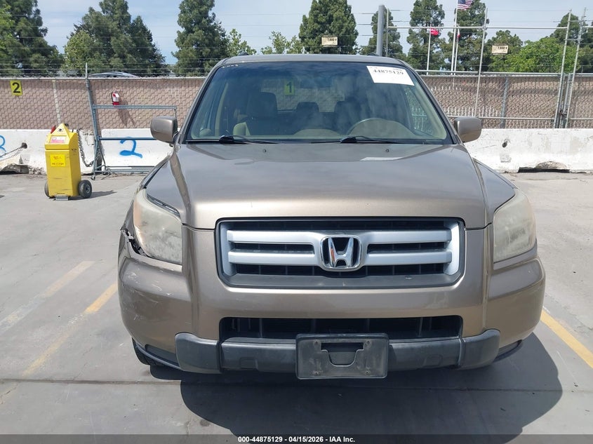 2008 Honda Pilot Vp VIN: 5FNYF28268B021595 Lot: 44875129