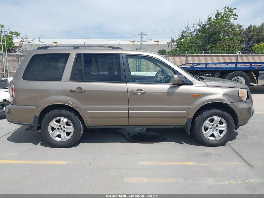 2008 Honda Pilot Vp VIN: 5FNYF28268B021595 Lot: 44875129