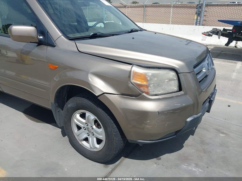 2008 Honda Pilot Vp VIN: 5FNYF28268B021595 Lot: 44875129