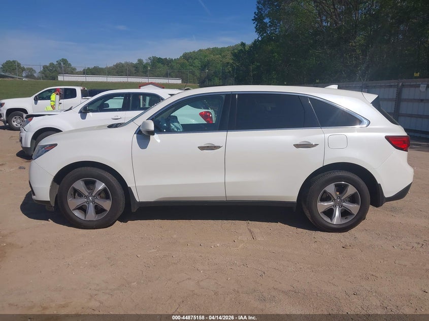 2014 Acura Mdx VIN: 5FRYD4H27EB025201 Lot: 44875158