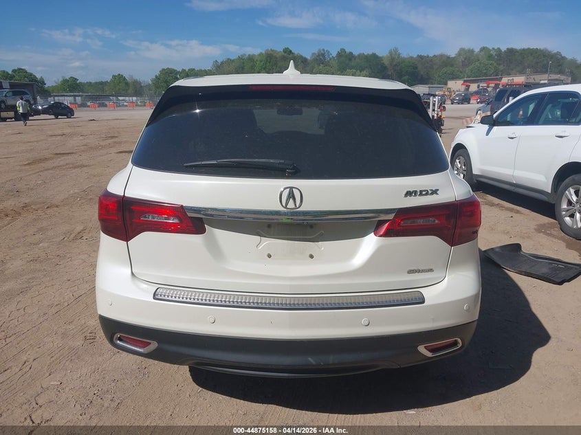 2014 Acura Mdx VIN: 5FRYD4H27EB025201 Lot: 44875158