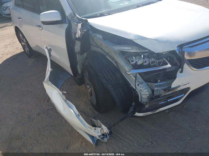 2014 Acura Mdx VIN: 5FRYD4H27EB025201 Lot: 44875158