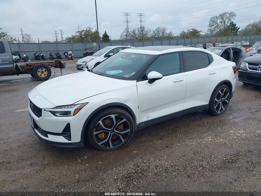 Vin: lpsed3kaxnl076664, lot: 45372501, polestar 2 long range dual motor 20222