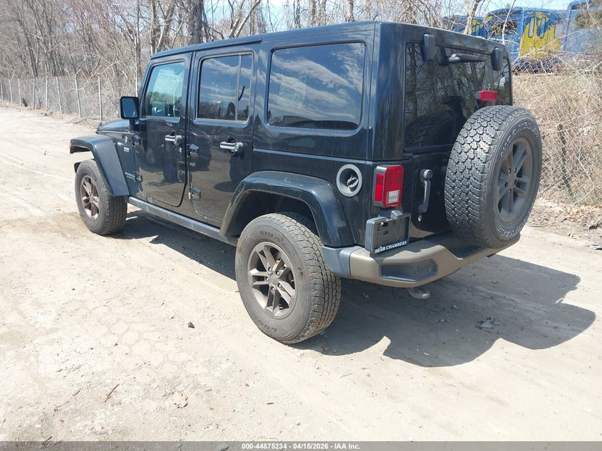 2016 Jeep Wrangler Unlimited 75Th Anniversary VIN: 1C4BJWEG5GL251216 Lot: 44875234
