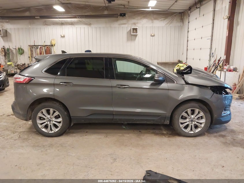 2021 Ford Edge 2.0 Titanium grey Lot 111044875262 Vin 2FMPK4K92MBA35442