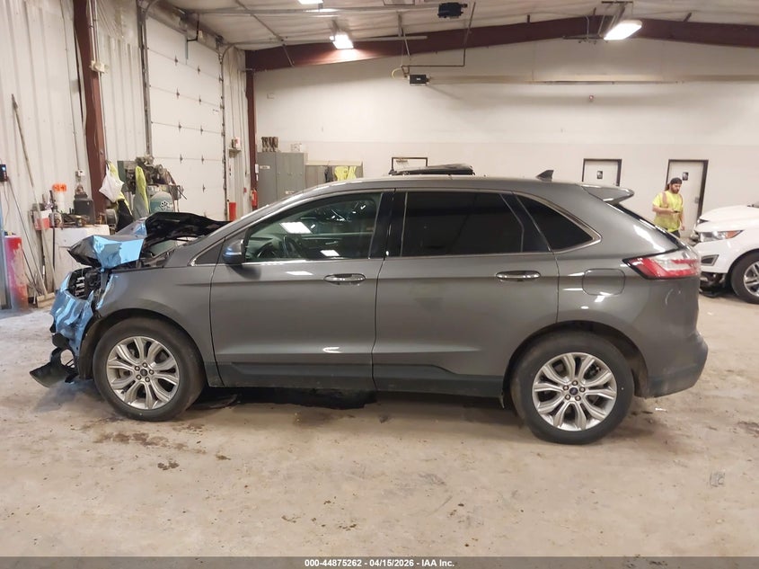 2021 Ford Edge 2.0 Titanium grey Lot 111044875262 Vin 2FMPK4K92MBA35442
