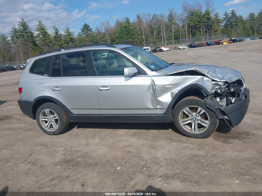 2005 BMW X3 3.0I VIN: WBXPA93415WD08593 Lot: 44875339
