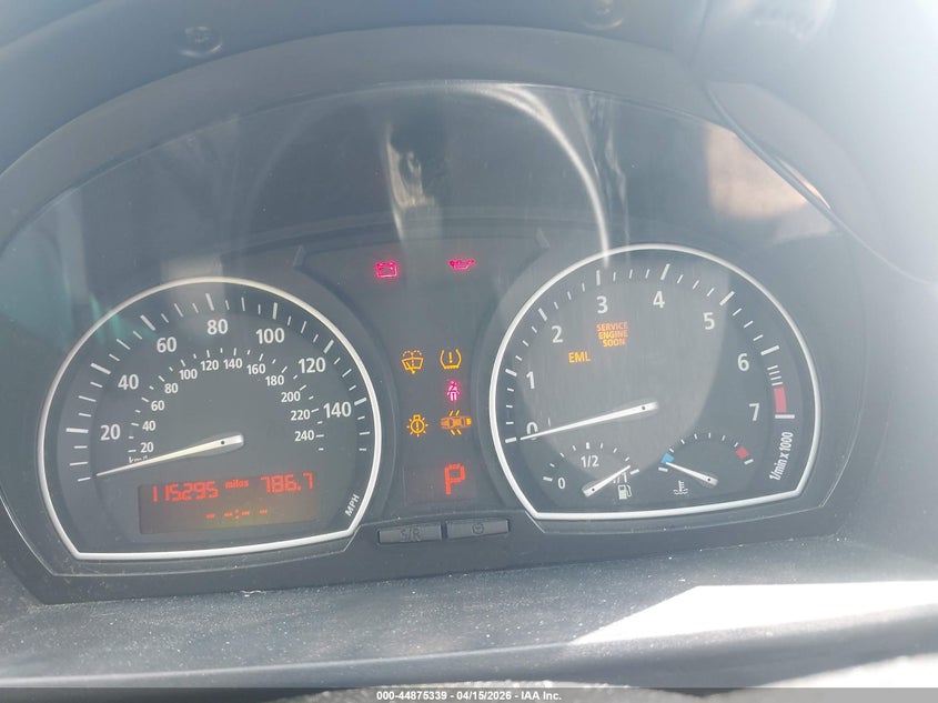 2005 BMW X3 3.0I VIN: WBXPA93415WD08593 Lot: 44875339