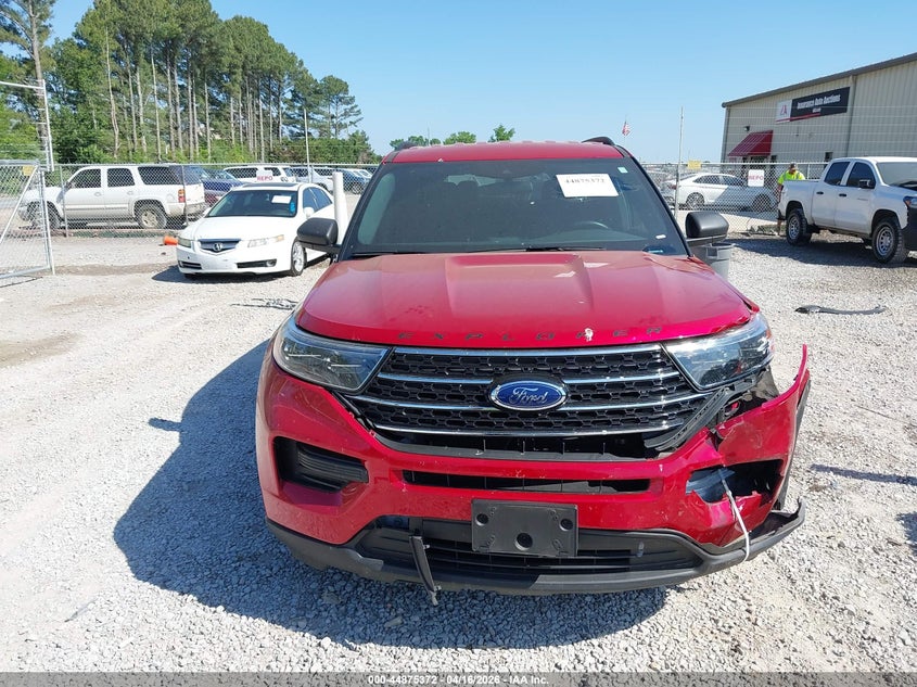 1FMSK7DH2LGA25744 2020 Ford Explorer 2.3 Xlt red