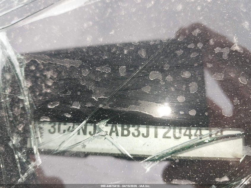 2018 Jeep Compass Sport Fwd VIN: 3C4NJCAB3JT204414 Lot: 44875416