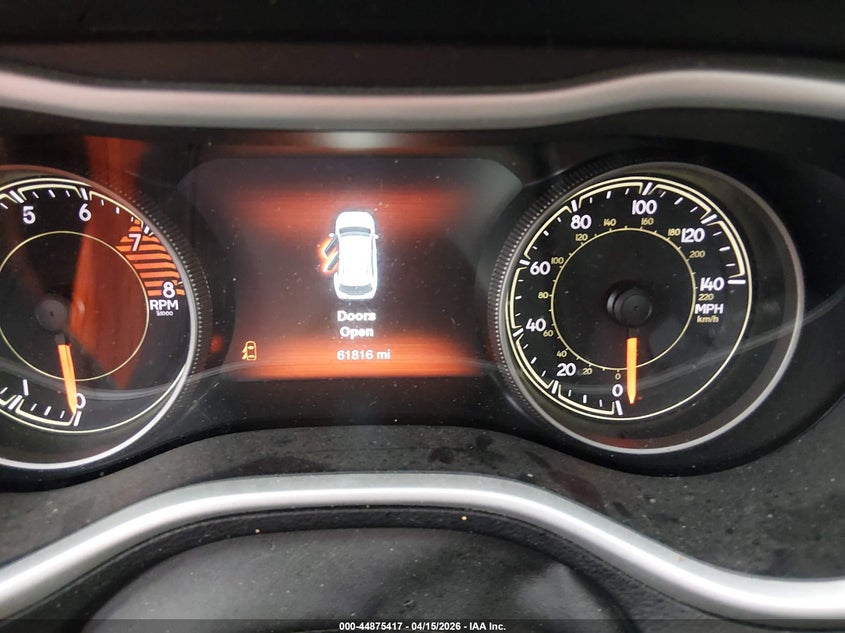 2016 Jeep Cherokee Trailhawk VIN: 1C4PJMBS2GW335883 Lot: 44875417