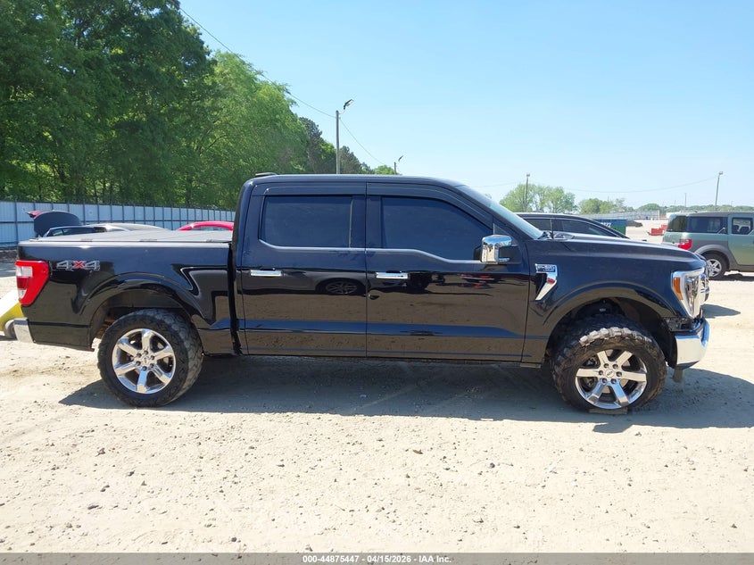 2021 Ford F-150 Lariat VIN: 1FTFW1E57MKE76615 Lot: 44875447