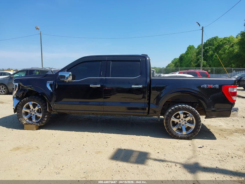 2021 Ford F-150 Lariat VIN: 1FTFW1E57MKE76615 Lot: 44875447