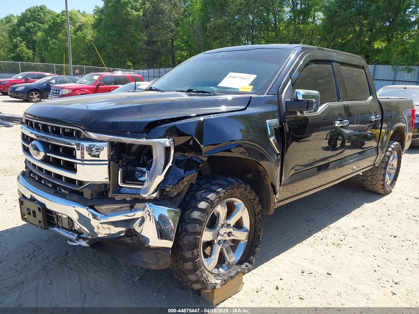 2021 Ford F-150 Lariat VIN: 1FTFW1E57MKE76615 Lot: 44875447