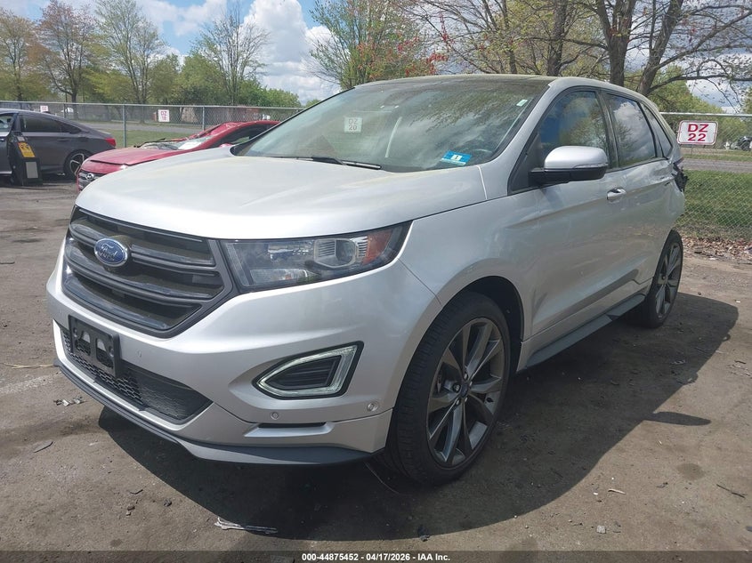 Vin: 2fmpk4ap5hbc57270, lot: 45372783, ford edge sport 20172