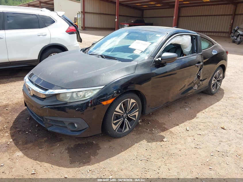 2016 Honda Civic 1.5 Ex-T Black Lot 111044875485 Vin 2HGFC3B33GH351115