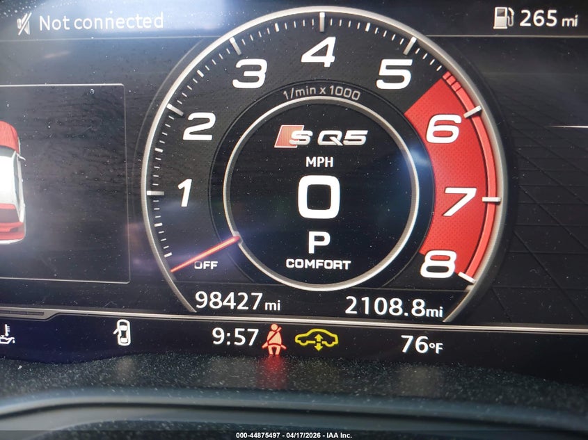 2018 Audi Sq5 3.0T Premium Plus VIN: WA1C4AFY6J2083325 Lot: 44875497