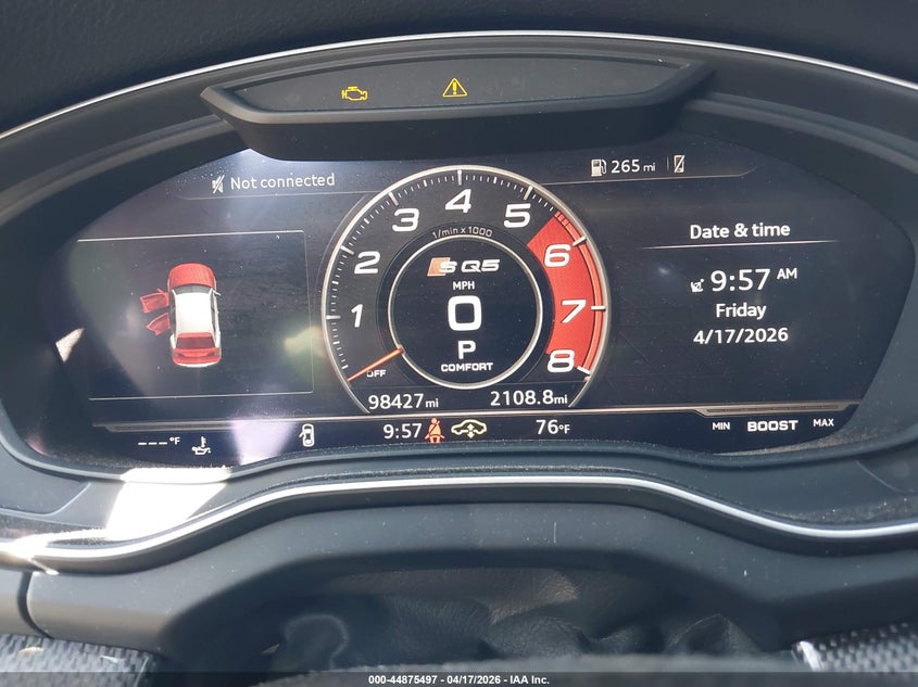 2018 Audi Sq5 3.0T Premium Plus VIN: WA1C4AFY6J2083325 Lot: 44875497