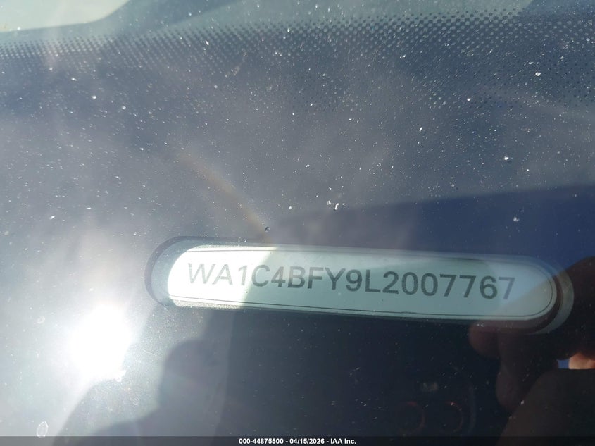 2020 Audi Sq5 Prestige Tfsi Quattro Tiptronic VIN: WA1C4BFY9L2007767 Lot: 44875500