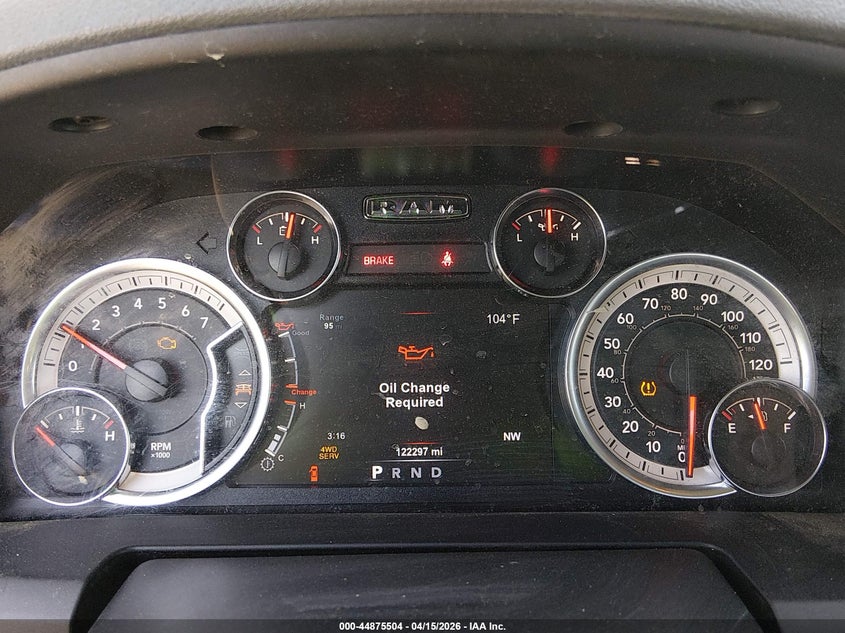 2018 Ram 1500 Big Horn 4X4 6'4 Box VIN: 1C6RR7GG8JS310869 Lot: 44875504