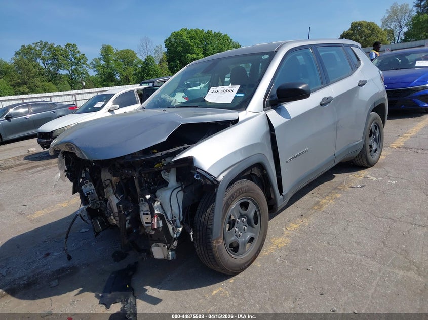 2020 Jeep Compass Sport Fwd VIN: 3C4NJCAB5LT230466 Lot: 44875508