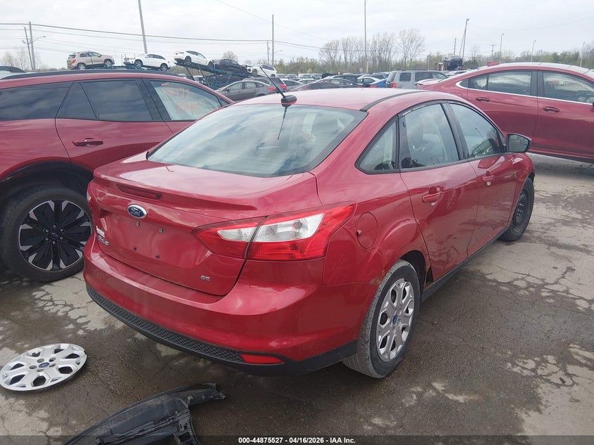 Vin: 1fahp3f25cl213401, lot: 45372858, ford focus se 20124