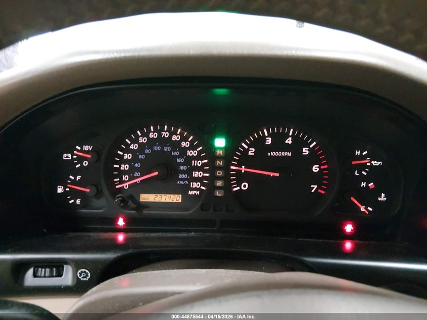 2000 Toyota Land Cruiser VIN: JT3HT05J2Y0103786 Lot: 44875544