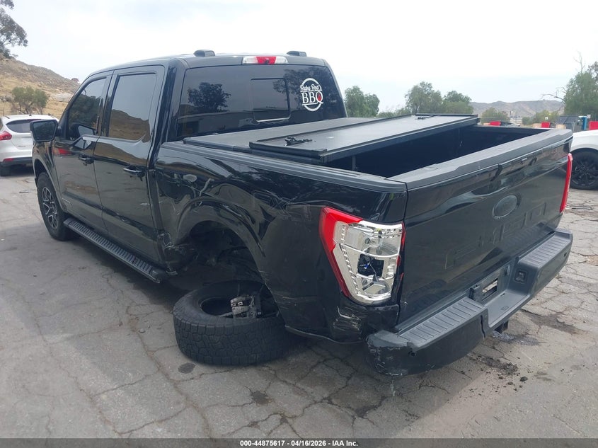 2021 Ford F-150 3.5 Xlt black Lot 111044875617 Vin 1FTFW1ED3MFC05941