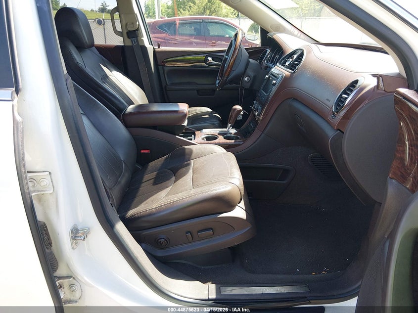 2014 Buick Enclave 3.6 Leather white Lot 111044875623 Vin 5GAKRBKD7EJ159627