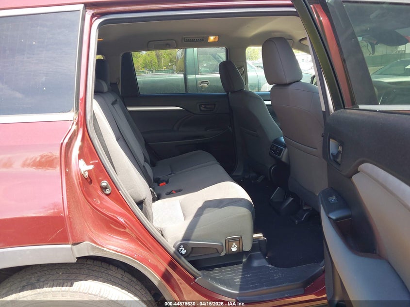 2017 Toyota Highlander Le VIN: 5TDBZRFH5HS464653 Lot: 44875630