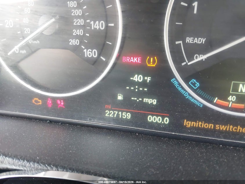 2014 BMW 328I xDrive VIN: WBA3B3G50ENR84073 Lot: 44875697