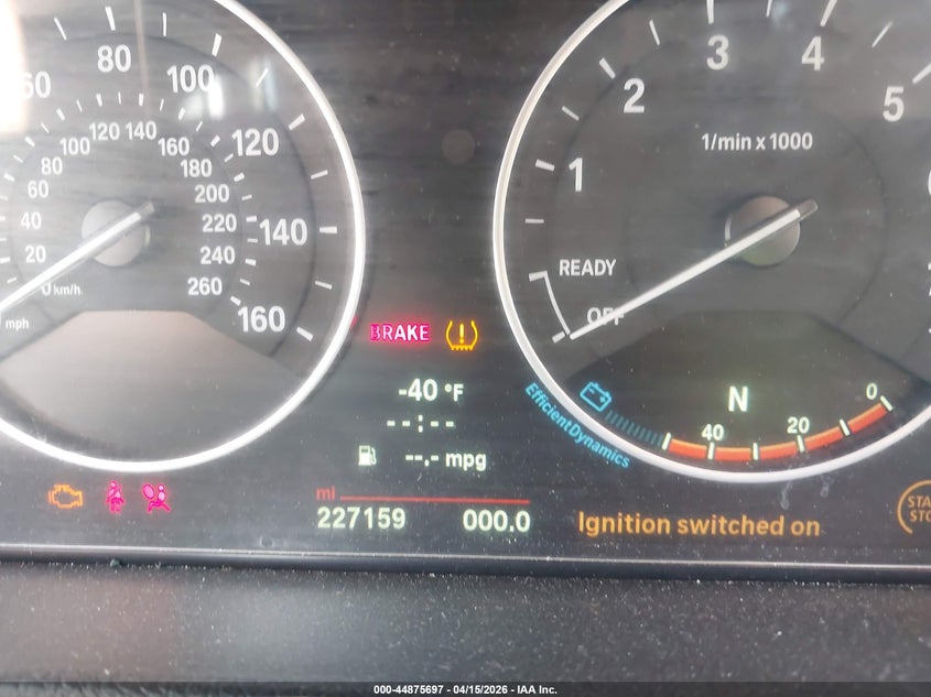 2014 BMW 328I xDrive VIN: WBA3B3G50ENR84073 Lot: 44875697