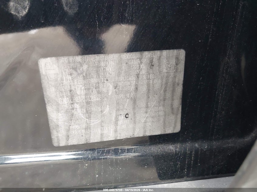 2018 GMC Terrain Slt VIN: 3GKALPEV5JL262887 Lot: 44875705