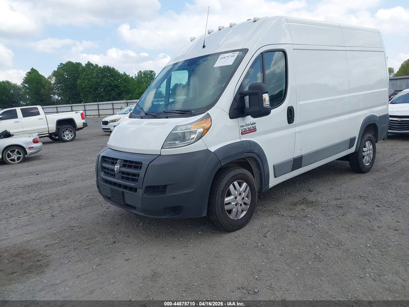 Vin: 3c6trvbg3ge109913, lot: 45373041, ram promaster 1500 20162