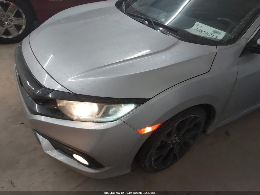 2020 Honda Civic 2.0 Sport silver Lot 111044875712 Vin 19XFC2F85LE026647