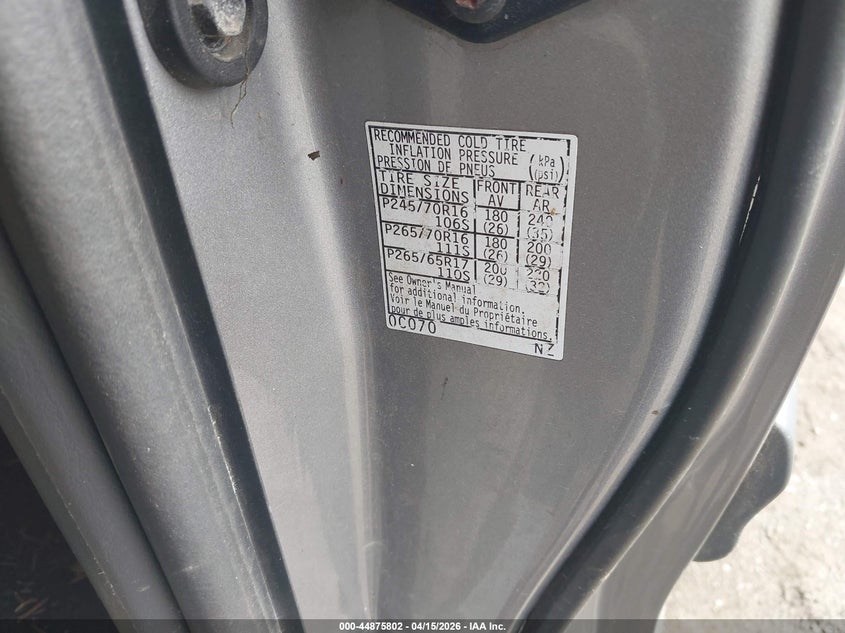 2003 Toyota Tundra Sr5 V8 VIN: 5TBBT44103S361118 Lot: 44875802