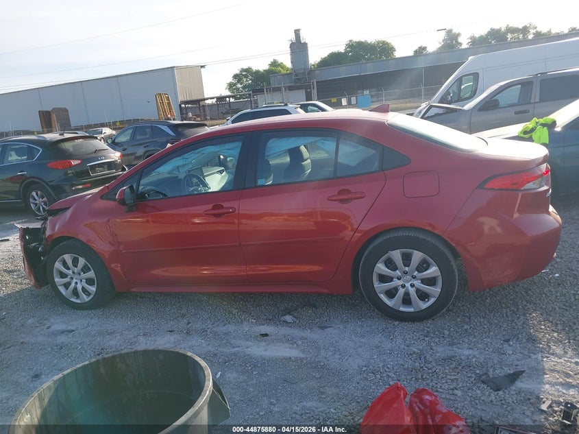 2021 Toyota Corolla Le VIN: 5YFEPMAE5MP196256 Lot: 44875880