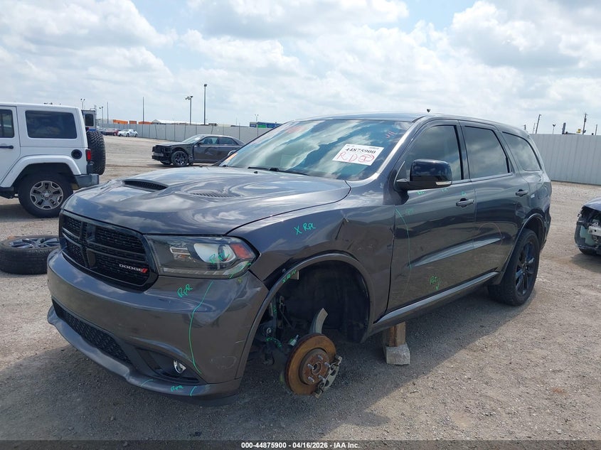 2018 Dodge Durango 3.6 Gt Rwd grey Lot 111044875900 Vin 1C4RDHDG8JC329062
