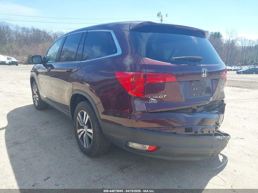 Vin: 5fnyf6h38hb067980, lot: 45373280, honda pilot ex 20173