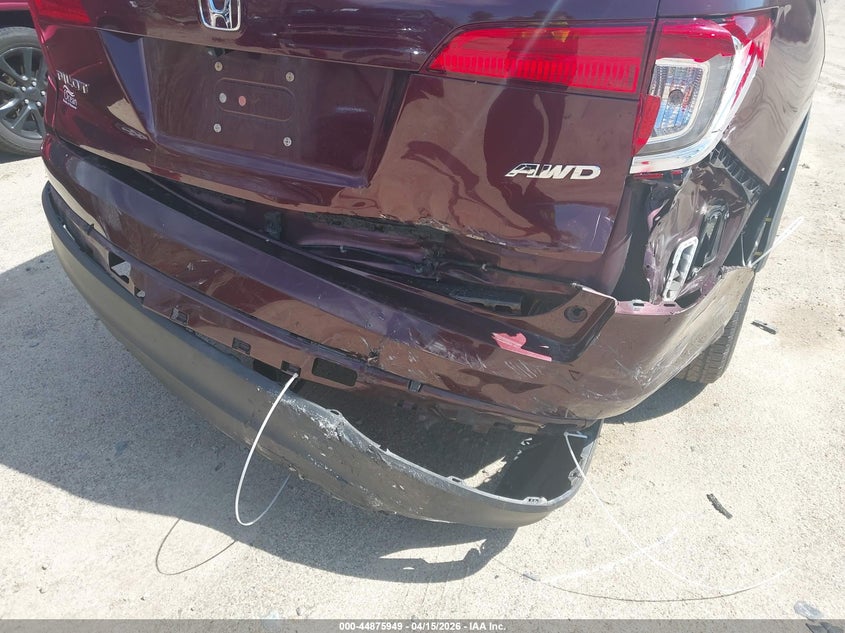 2017 Honda Pilot 3.5 Ex brown Lot 111044875949 Vin 5FNYF6H38HB067980
