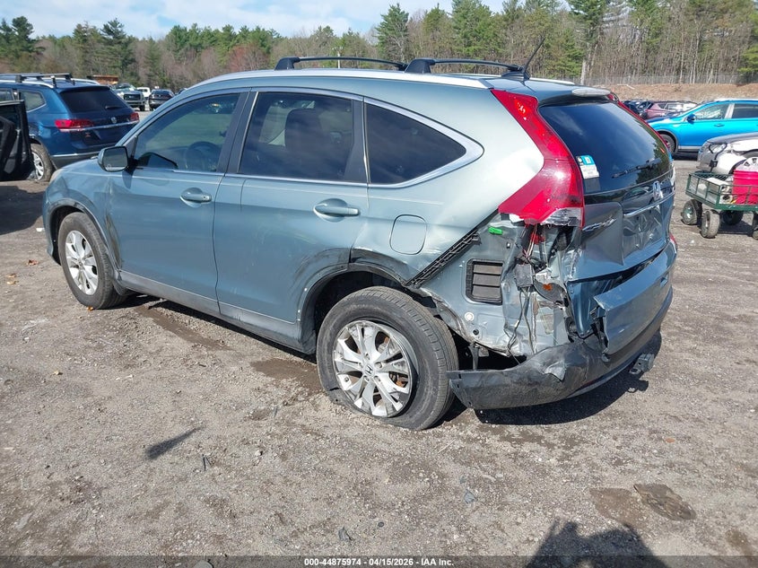 2012 Honda Cr-v 2.4 Cr-V Ex-L blue Lot 111044875974 Vin JHLRM3H76CC007247