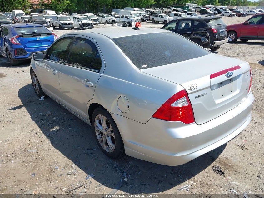 Vin: 3fahp0ha9cr277347, lot: 45373368, ford fusion se 20123